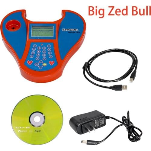 New Big Zed Bull Key Programmer Zed-Bull transponder clone function as mini Zed Bull Auto Key Programmer Transponder Clone Key