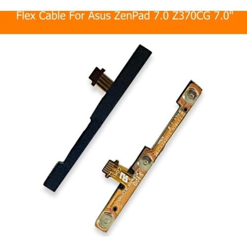 Genuine power button Flex cable For Asus ZenPad 7.0 Z370CG 7.0" volume flex cable switch control button side key connector parts