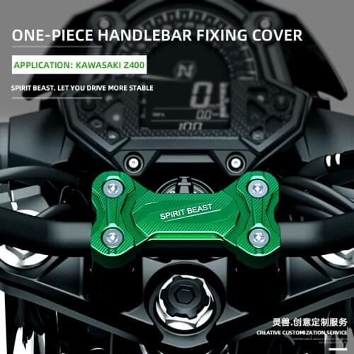 Suitable for Kawasaki Z400 handle press block modification handlebar fixed code accessories motorcycle grip Siamese briquetting