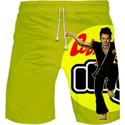 Novelty The Karate Kid Cobra Kai 3D Swimwear Shorts Trunks Quick Dry Beach Board Shorts Mens Running Sports Swimming Pants