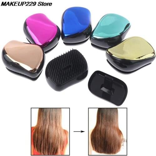 NEW 1pc Cute Detangle Comb Detangling Hair Brush Professional Salon Comb For Smoothing Hair No Tangle