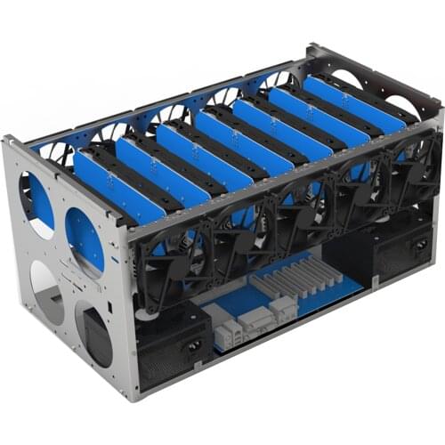Stackable Open Mining Rig Frame Mining ETH/ETC/ZEC Ether Accessories Toolsfor 6/8/10 GPU Crypto Coin Bitcoin Rack Only New