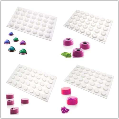 35 Cavity Buttons Silicone Cake Mold Oval Mousse Mold DIY Baking Mold French Dessert Mould Cake Decorating Tools