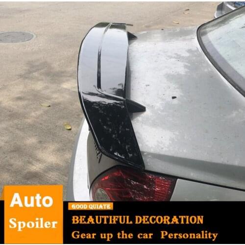 For Hyundai Elantra Spoiler Sport ABS Material Car Rear Wing Primer Color Trunk Rear Spoiler Fit For Elantra 2003 2004 2005 2006