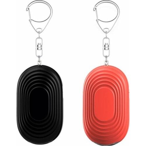 LED Flashlight Women Girl Alarm 120db Sound Self Defence Key Hanging Decor Security Protect Alert Scream Loud Emergency Device
