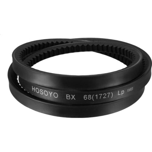 Uxcell BX68 Drive V-Belt 68 Inches Length Industrial Power Rubber Transmission Belt