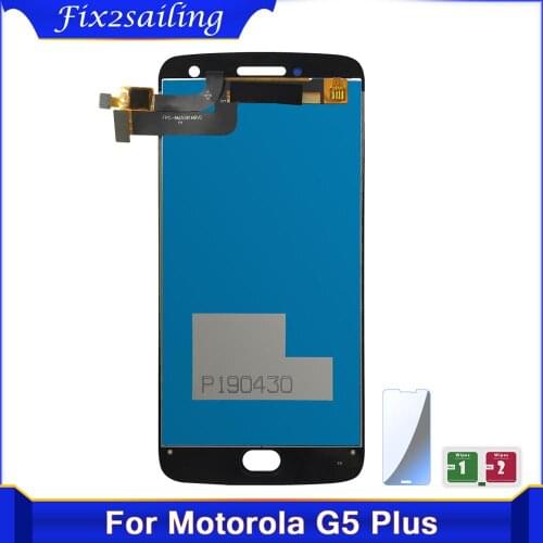5.2'' IPS LCD For Motorola Moto G5 Plus LCD Display XT1685 touch screen Digitizer Glass Assembly Replacement Parts Free Shipping