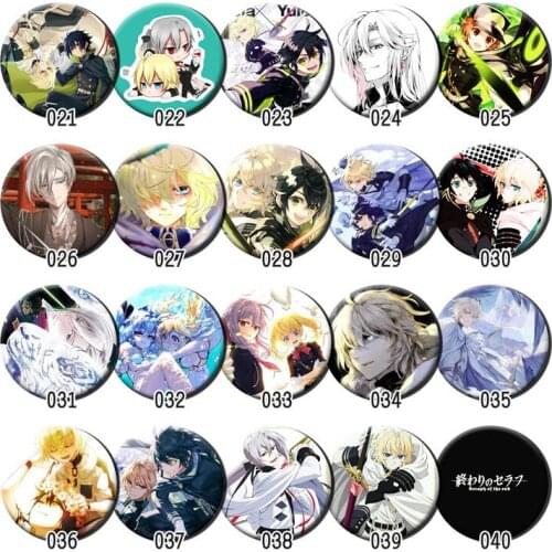 1pc 58mm Brooch Seraph Of The End Owari no Seraph Yuichiro Hiiragi Badges Pins