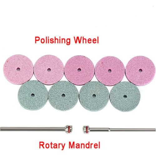 1Pcs Wheel Grinding Head Abrasive Tool Accessories Polishing Wheel Jade/Metal Rust Removal Buffing 2.35mm/3mm Rotary Mandrel