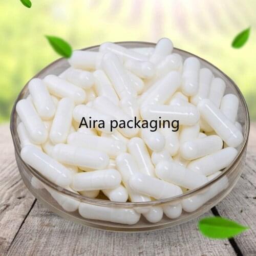 1000pcs/lot Elegant White Empty Capsule Shells Hollow Medicinal Powder Mask Refillable Bottle Beauty Tool Size 0