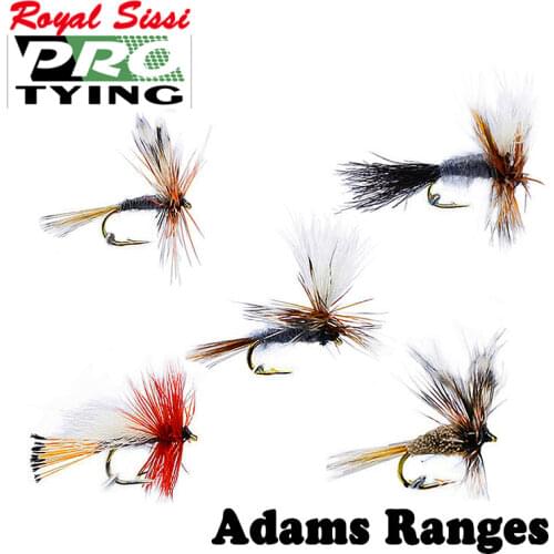 5optional styles 14#16# adam flies range 5pcs parachute irrestible dry fly adam wulff trude fly fishing artificial insect lure