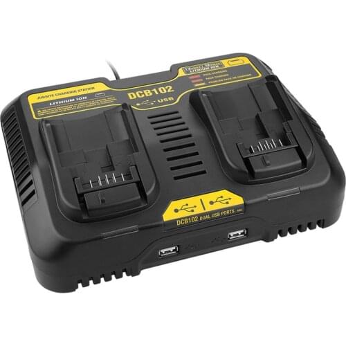 Tool Accessory Dcb102 Double Li-Ion Battery Charger Usb Out 5V For 10.8V 12V 14.4V 18V Dcb101 Dcb200 Dcb140 Dcb105 Dcb200