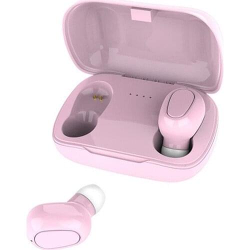 SOONHUA BT Headphone Wireless Earphone Headset Handsfree In-Ear Sports Earbuds Earphone Headphone With Charging Bin Dropshipping