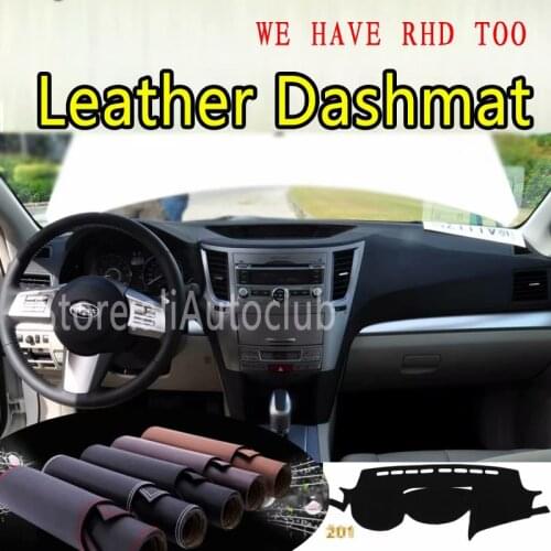 For Subaru Outback Legacy 2009 2011 2012 2013 2014 Leather Dashmat Dashboard Cover Dash Mat SunShade Carpet Custom Car Styling