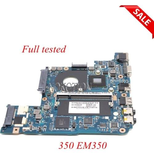 NOKOTION Laptop Motherboard for Acer EMACHINES 350 EM350 MBNAH02001 Main board MB.NAH02.001 NAV51 LA-6311P tested