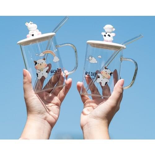 New Glass Cup Beer Espresso Coffee Mug Handmade Beer Mug Tea Glass Cup Whiskey Glass Cups Drinkware Cute Water Bottle With Straw