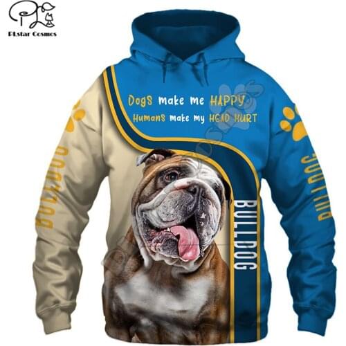 PLstar Cosmos Newest Beautiful Dog 3D Print Fashion Men‘s/Women Hoodies Zip Hooded Cute Animal Sweatshirt Casual Clothing D4