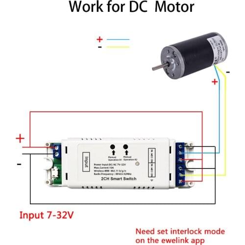 Wifi switch eWeLink APP Mobile Phone control 433 MHz Wireless Remote control Switch Module 2CH relay Receiver Module