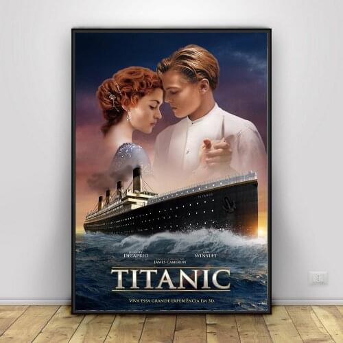 Titanic movie Silk Fabric Poster And Print Wall Art Picture Painting Home Decor
