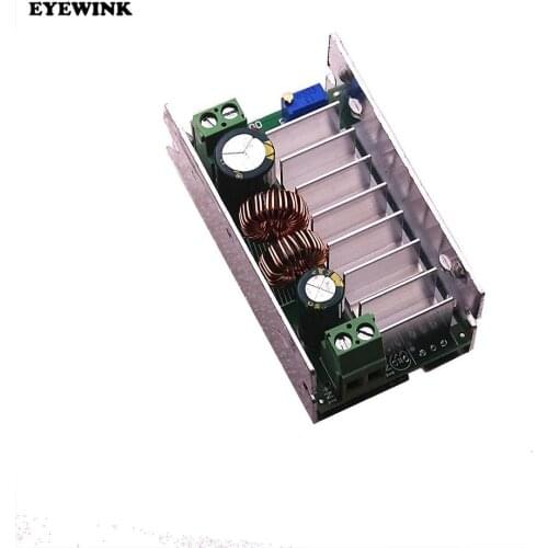Constant Current DC 6 -35V to DC 1 -35V 5A Automatic Buck Boost Converter Step Down/Up Voltage Regulator w/ Case for Car