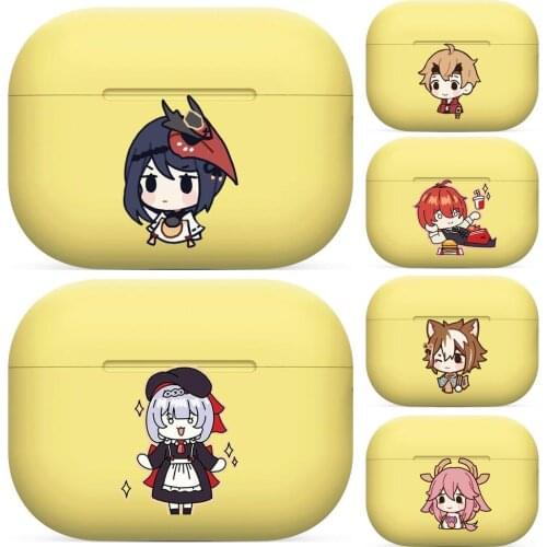 Genshin impact Silicone Case For AirPods Pro 3 2 1 Case Cover Coque Wireless Bluetooth Headphones Cover On AirPods Pro Funda com