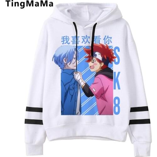 Hot Japanese Anime SK8 The Infinity Graphic Hoodies Men Kawaii Skateboard Boys Streetwear Harajuku Unisex Tops Sweatshirts Male
