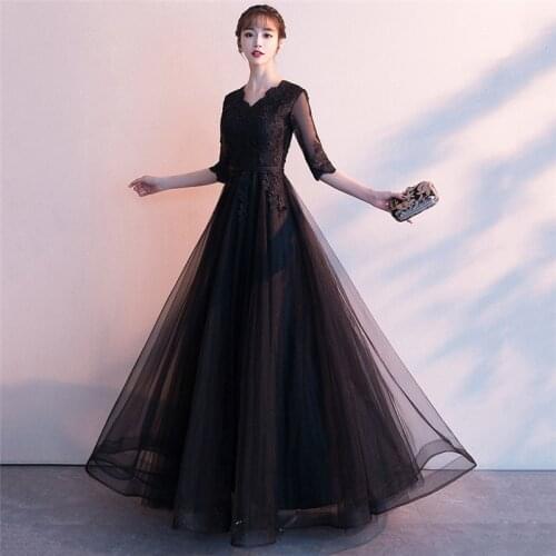 Party Dress Korean Black Elegant Long Dress 2019 New Spring Wine Red White Back Zipper Fashion Slim Dress Vestidos Feminina CX15