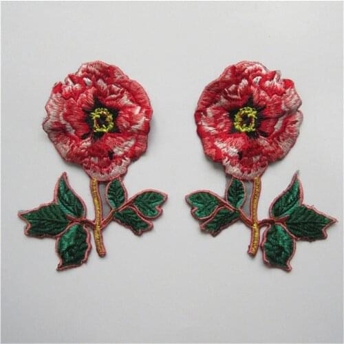 1 Pair Embroidered Neckline Neck Collar Clothes Fabric Wedding Dress Applique Venise Lace Floral Sewing Supplies Craft Crochet