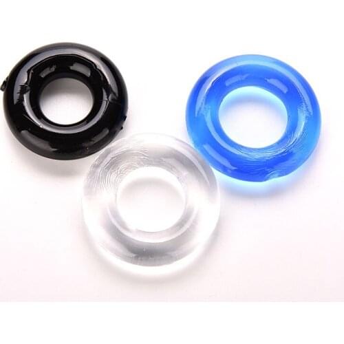 1 Pcs Donuts Silcone Cock Rings, Delaying Ejaculation Rings For Men, Penis Ring, Flexible Glue Cock Ring,Sex Toys