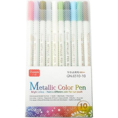 10 Colors Markers for Drawing Art Supplies Marker Pens School Stationery Multifunction Drawing Marker DIY Graffiti Pen Album Pen