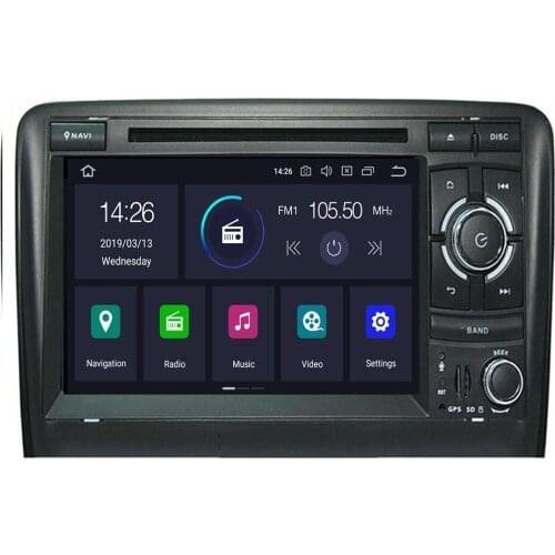 IPS DSP 4GB 2din Android 10 Car Radio DVD Player For Audi A3 8P S3 2003-2012 RS3 Sportback Multimedia Navigation stereohead unit