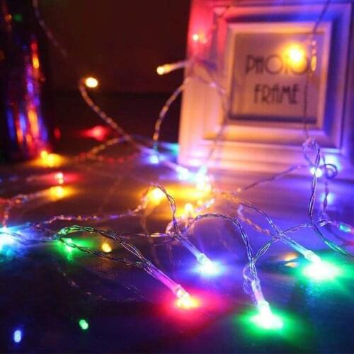 BTgeuse 10M 3M 5M 1M String Lights Powered Fairy String Lights For Home Christmas Tree Wedding Party Room Decoration Night Light