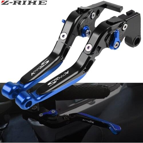 For BMW K1200S 2004 2005 2006 2007 2008 Motorcycle Accessories Extendable Adjustable Foldable Handle Levers Brake Clutch Lever