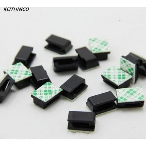 25Pcs Adhesive Cable Clips Organizer For Car Driving Recorder USB Charging Cable Winder GPS Air Purifier Wire Arrange