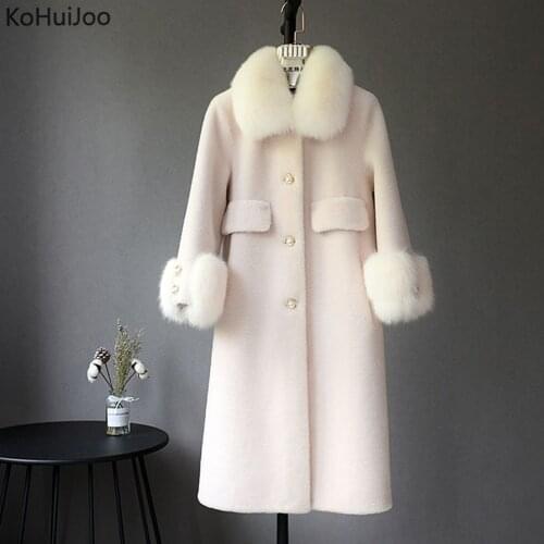 KoHuiJoo Fur Coats With Collar