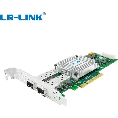 LR-LINK 1002PF-2SFP+ 10Gb fiber optic ethernet network adapter PCI Express network card lan card Nic Domestic Chip