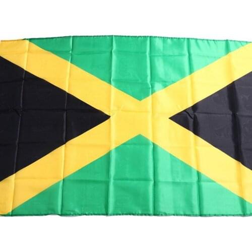 National Flag 3ft x 5ft Hanging Polyester Jamaica Banner