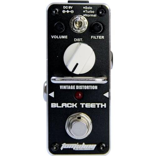 NEW Effect Pedal/ Aroma Premium Effect Pedal ABT-3 BLACK TEETH Vintage guitar distortion Mini Analogue Effect True Bypass