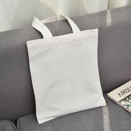 Women Solid Tote Bag Linen Canvas Bag Shopping Bags Cotton Eco Grocery Totes Canvas Tote Bag Eco Friendly Products Fashion Bags
