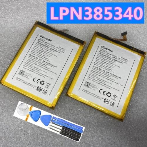 Original New High Quality 3400mAh LPN385340 Battery For Hisense HLTE300T E77 E77M H10 H11 HLTEM800 Mobile Phone