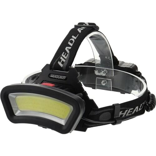 COB LED Headlamp USB Rechargeable Night Fishing Flashlight Torch ABS Plastic Waterproof Head Lamp For Night Riding Camping
