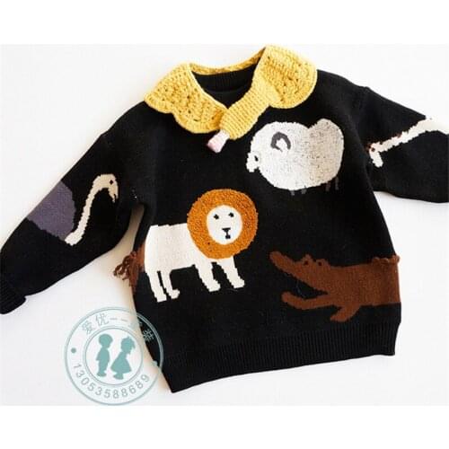 Toddler Boys Sweaters Autumn Winter Cartoon Knitted Sweater Jackets For Girls Kids Clothing 2020 Children Sweaters 2 3 4 5 6 Y