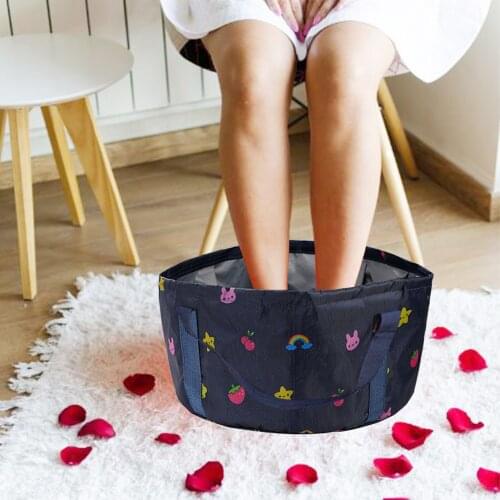 Outdoor Portable Foldable Water Basin Foot Soak Bag Travel Laundry Tub Washbasin Foot Washing Bucket Indoor And Outdoor General