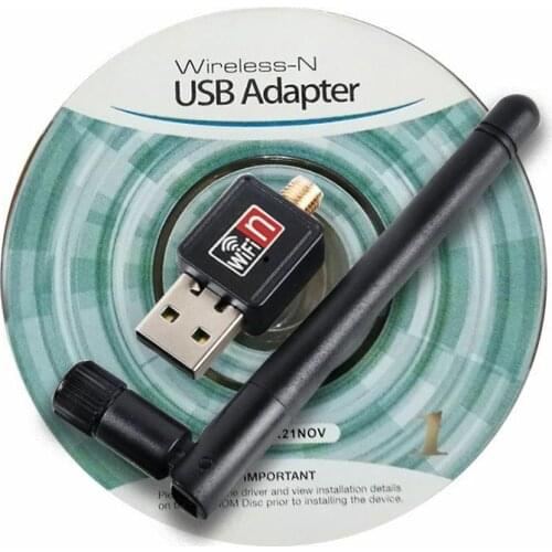 USB WiFi Adapter Mini Network Card 150mbps 2dBi Wi-Fi Adapter PC Wi Fi Antenna WiFi Dongle 2.4G USB Ethernet WiFi Receiver