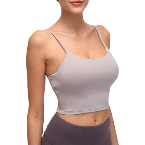 Womens Padded Sports Bra Seamless Solid Color Fitness Underwear Workout Running Breathable Sports Bra for Women