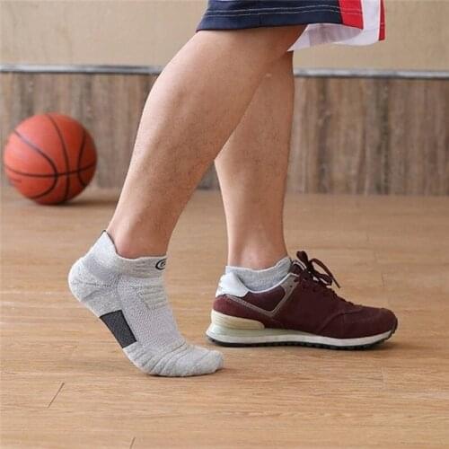 1Pair Male Professional Elite Basketball Short Socks Running Bicycle Cycling Breathable Cotton Quick Dry Sport Bike Socks
