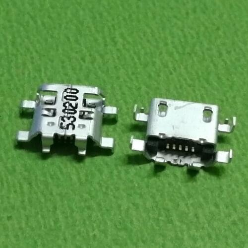100pcs Micro Usb Jack Charging Connector Port Charger Port Socket For Lenovo IdeaTab A5500-F A5500-HV A8-50 Tablet A5500H