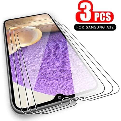 3pcs Tempered Glass For Samsung Galaxy A32 5G A52 A72 A42 A12 A02S A22 Screen Protector fo Samsung A 12 A02 A 32 A42 A32 Film