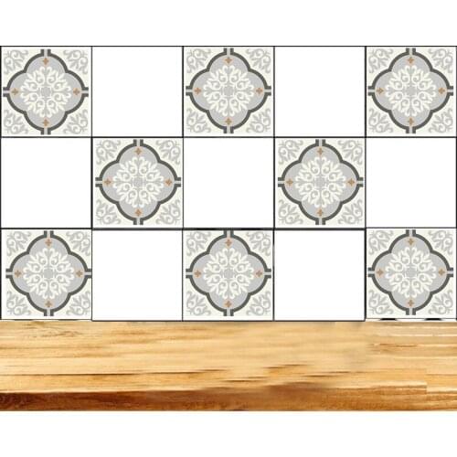 3D Stereo Wall Stickers Self-adhesive Wallpaper Simulation Mosaic Tile Stickers Kitchen Oil Stickers Waterproof