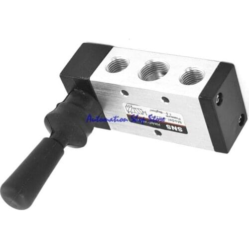 5 Way 2 Position Plastic Handle Hand Lever Valve 1/4" PT Air Inlet 4H210-8 SNS